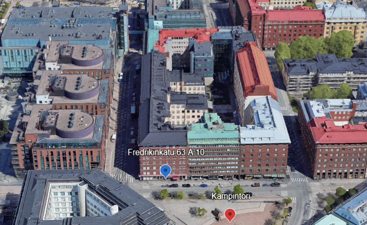 Helsingin toimisto: Fredrikinkatu 63 A 10, 6. krs, 00100 Helsinki 